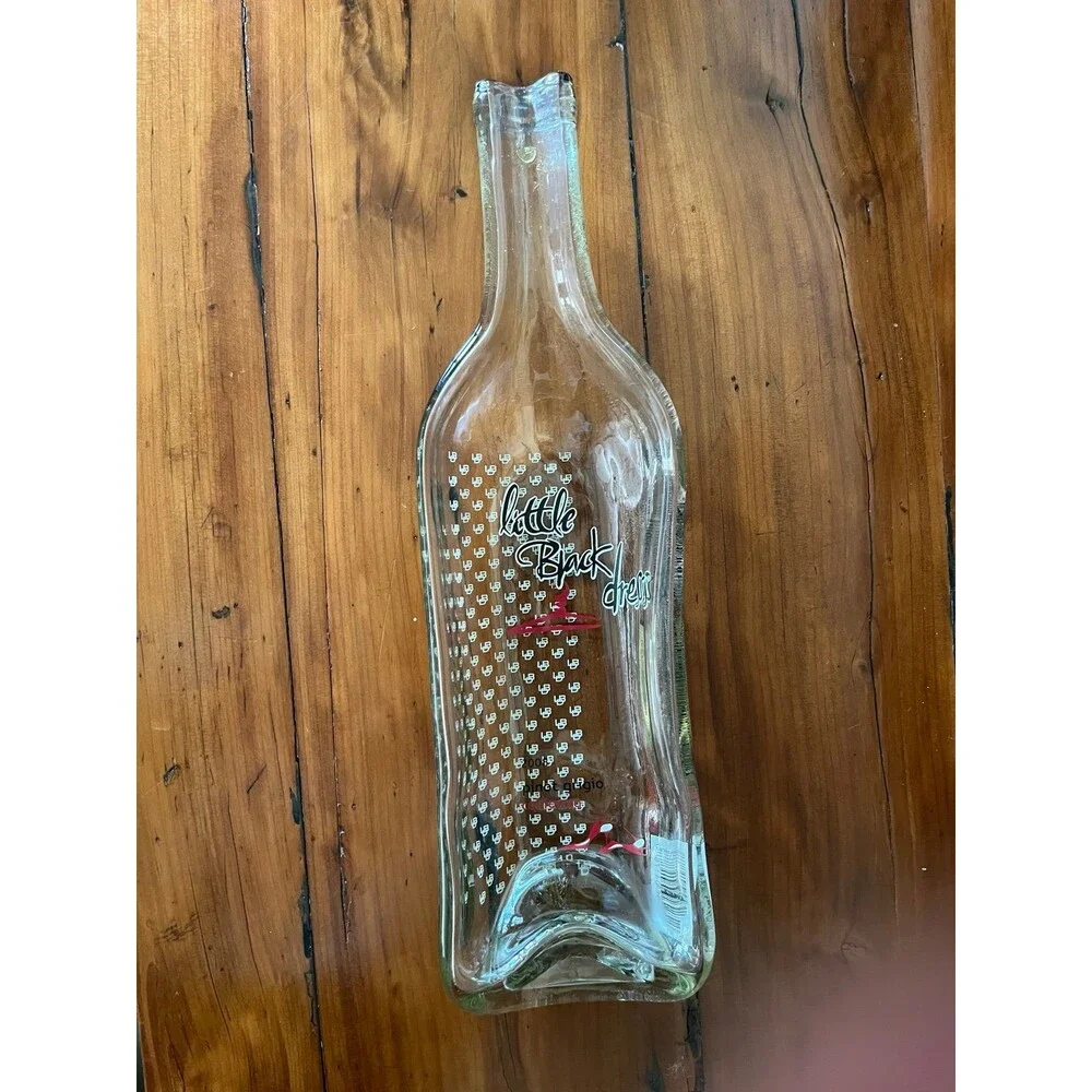 Melted Wine Bottle “Little Black Dress” spoon rest